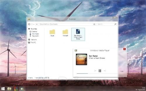 [高清图]全新Win9概念版界面图 界面设计堪称惊艳